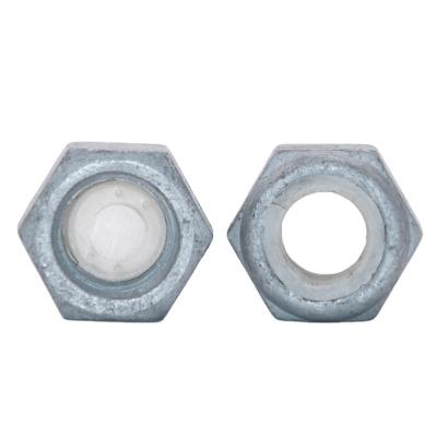 China M3-M39 Heavy Industry Lock Hot Dip Galvanized Anti-theft Hex Nuts for sale