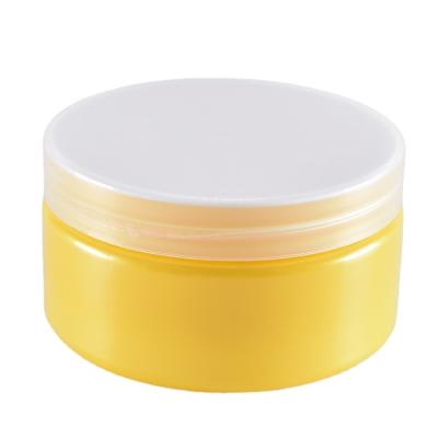 China 250ml Cosmetics Empty Cosmetics Cream Plastic Face Mask Jar for sale