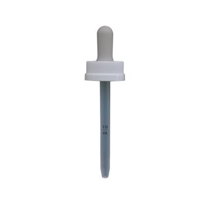 China Child Safe Resistant Cap 1ml Plastic Pipette Dropper For Hair Growth Oil for sale