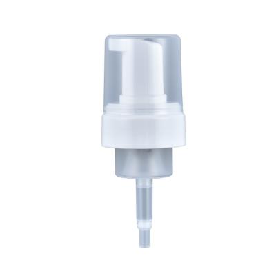 China Non Reverse 43mm Neck Height Right Left Locking Outside Spring Design Soap Foam Pump Sprayer For Bottle for sale