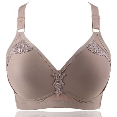 China Wireless Pump Women's Bras Lift Up Cup Bra Lidies Full Cup Plus Size Underwear Seamless Wire Free Woman Underwear Lingerie for sale