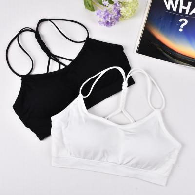 China Seamless Antibacterial Lady Yoga Sports Bra Sexy GYM Short Tank Top for sale