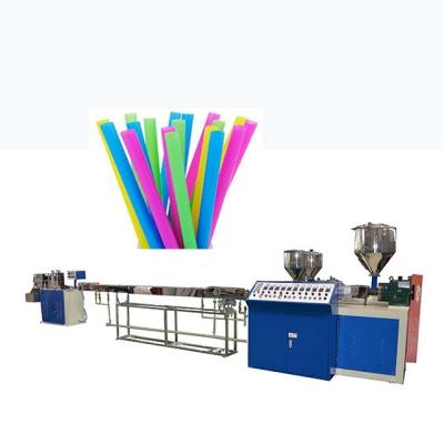 China food & Beverage Plant Biodegradable Two Color PLA Drinking Straw Making Machine for sale