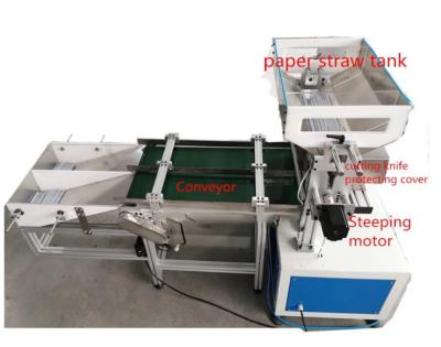 China food & Beverage Plant High Capacity Paper Straw Angle Cutting Machine for sale