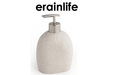 China Bath Shower Soap Dispenser Sea Sand Color Faux Sandstone Looking for sale