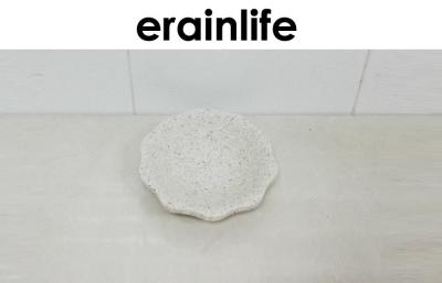 China Eco-Friendly Material Flower Shape Soap Dish Sandstone Bathroom Accessories for sale