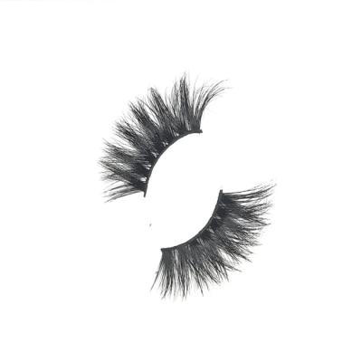 China Wholesale Qingdao 25mm thick mink eyelash 25 mm 3d crisscross eyelash with magnetic box for sale