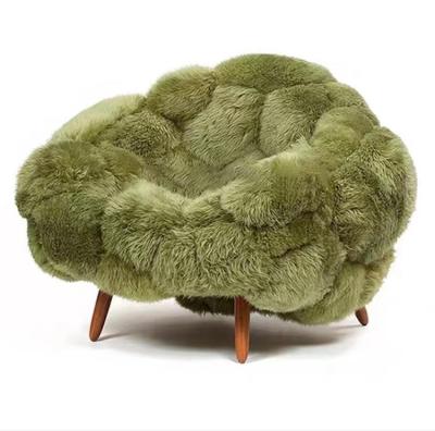 China Sofa  Bed Italian designer creative sofa chair hotel beauty salon lobby reception cute plush sofa for sale