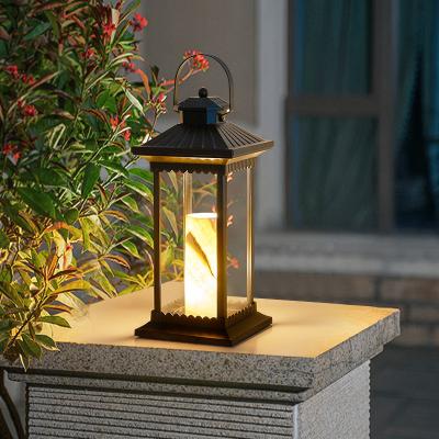 China Retro LANDSCAPE Lamp Portable Vintage Camping Lantern Tent Light Travel Outdoor Lighting Camping Equipment for sale