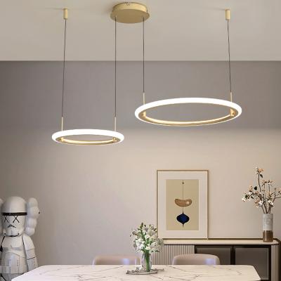 China Modern Furniture Hanging Light Led Living Room Dining Room Bedroom Personality Lamp Chandelier Light for sale