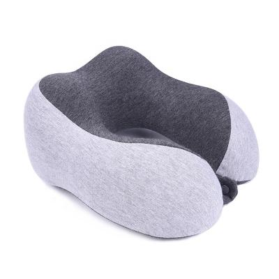 China Custom Neck Support Amazon Factory Best Selling Logo Memory Foam Travel Neck Pillow for sale