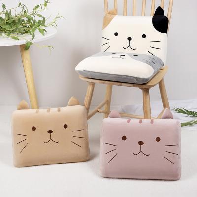 China Anti-static Multifunctional Cartoon Pet Memory Foam Cushion Resting Pillow Office Chair Car Back Seat Soft Lumbar Cushion for sale