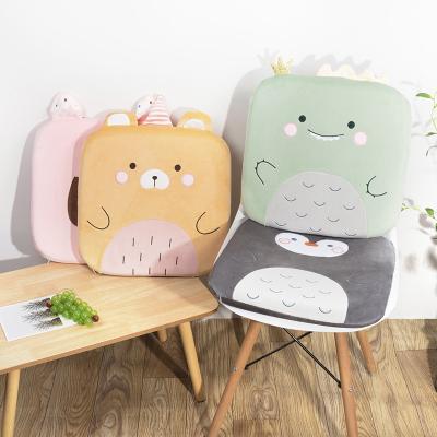 China Anti Dust Mite Pet Memory Foam Back Cushion Cushion Cute Office Chair Lumbar Pillow Car Seat Resting Soft Waist Cushion for sale