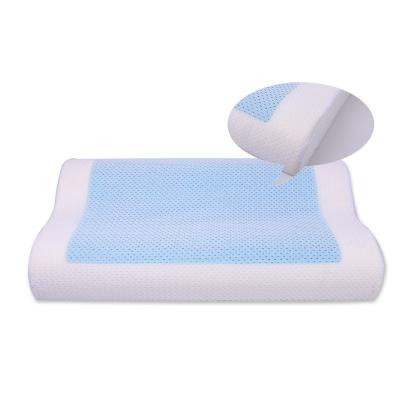 China 2022 Summer Gel Cutout Memory Foam Pillow Bed Neck Cooling Anti Snoring Pillow for sale