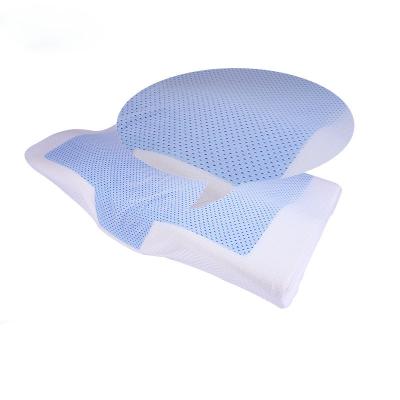 China Premium Disposable Soft Cover Soft Urethane Gel Memory Foam Pillow Cover Luxury Solid Bed Pillow for sale