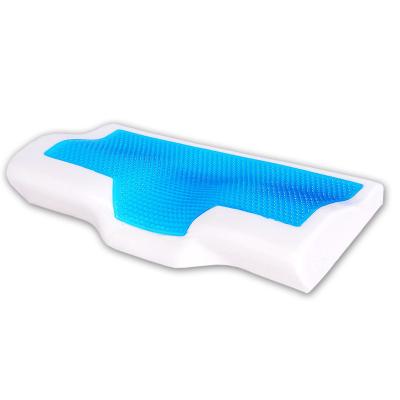 China 2022 Wholesale Cool Anti-Snoring Gel Contour Memory Foam Orthopedic Gel Pillow Ergonomic Cervical Rest Sleep for sale