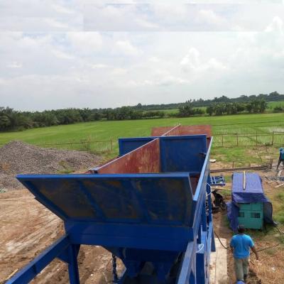 China Construction Material Stores Small Mini Concrete Batching Plant Environment Friendly 25m3/h With Low Cost YHZD25 YHZS25 for sale