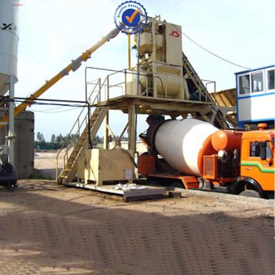 China YHZS35 Small Mobile Concrete Plant Concrete Batching Plant Price for sale