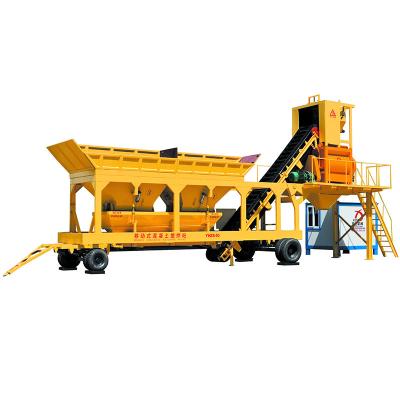 China Hotels Automatic Portable Concrete Mixer YHZS50 Mobile Batching Plant 50 Cubic Meters Small Concrete Mixing Plant Machine for sale