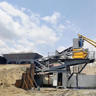 China Building Material Stores Portable Prepared Concrete Plant 50m3/h Mobile Concrete Batching Plant For Sale for sale