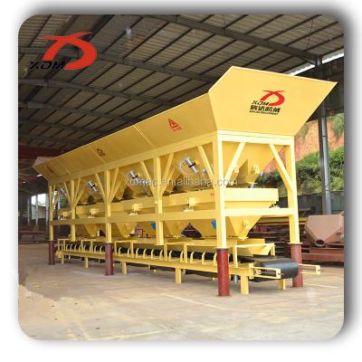 China Individual weighing and cumulative weighing aggregate batcher of concrete batching plants 10-50m3 for sale