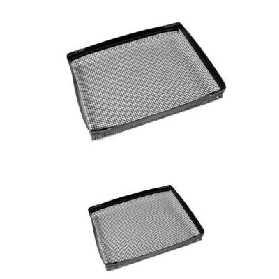 China Hot Sale UV Inhibited Non Stick BBQ Grill Mats For Outdoor 4 Pcs Set Reusable Nonstick Foil Cover Gas Stove Protector for sale