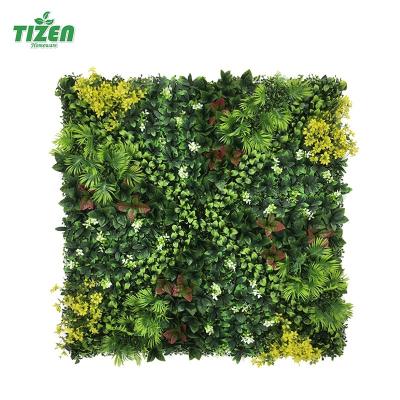 Chine Wholesale Plastic Artificial Boxwood Panels Wall Greenery Minimalist Tizen Grass Hedge Topiary Plant For Hotel Decoration à vendre