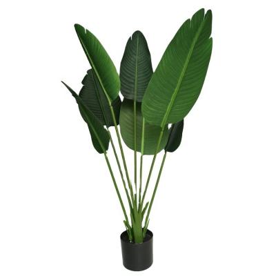 China High Quality Minimalist Home Decor Bonsai Banana Tree Fake Traveler-Tree Tropical Plant Greenery Artificial Plant Te koop