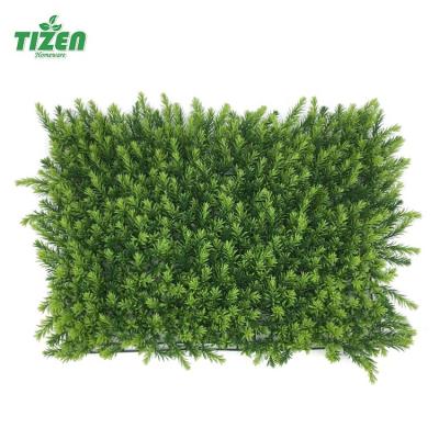 Chine High Quality Plastic Grass Wall Hedge Minimalist Tizen Greenery Boxwood Boxwood Panels For Home Garden Vertical Decoration à vendre