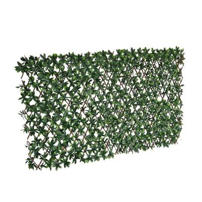 China Available To Do UV Treated For Outdoor Use Artificial Grass Green With Leaf Fence Plastic Garden For Privacy Outdoor Plastic Garden Fence Design Decorative Garden Fence Te koop