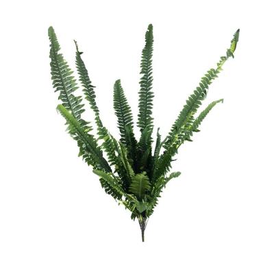 中国 Suitable for indoor decoration and artificial plastic green tropical leaves decorations placement green palm leaf bouquet group for hotel wedding hotel home decoration 販売のため