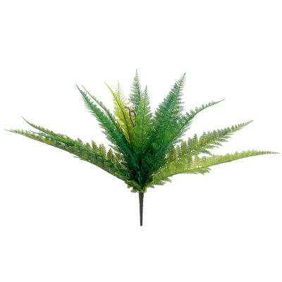 China Minimalist Tizen Homeware Eco - Friendly Artificial Fern 15leaves H=60CM for sale