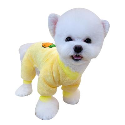 China Wholesale Doggy Apparel Color Fruit Embroidery Winter Dog Clothes Equipment Pet Clothes Pet Clothes Designer Pets Dog Clothes for sale