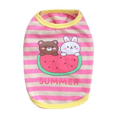 China Dollypet Fruit Vest Summer Dog Clothes Cute Stocked Pets Dog Clothes Wholesale Doggie Outfits Pet Clothes Designer for sale