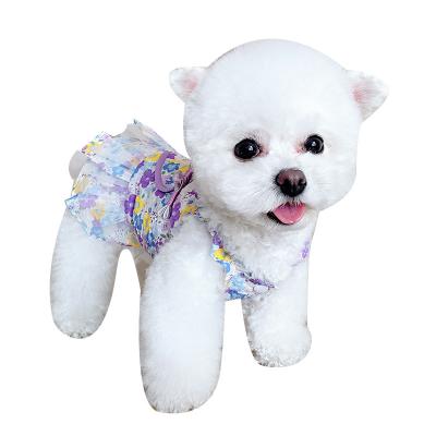 China Import Dog Clothes China Purple Stocked Doggie Outfits Pet Clothes Sleeveless Wholesale Designer Summer Dog Clothes Apparel Pets for sale