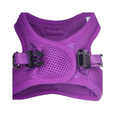 China Personalized Eco Friendly Comfortable Breathable Mesh Step In Dog Harness for sale