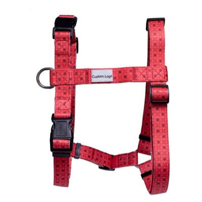 China Customized 2022 Hot Selling Red Dog Strap Harness Manufacturers for sale