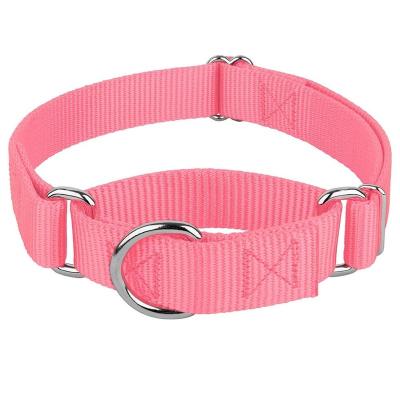 China 2022popular Polyester Material Solid Color Soft Custom Martingale Dog Collar Manufacturer for sale