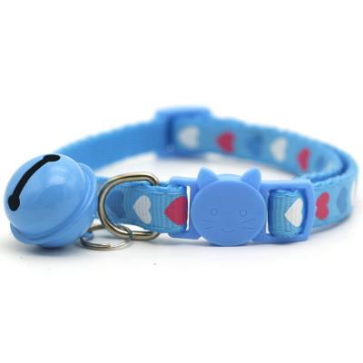 China Fashion Personalized Loose Polyester Two Layer Cat Collar With Bell for sale