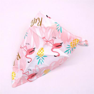 China New Design Dogs High Quality Sublimation Printing Cotton Dog Bandana for sale