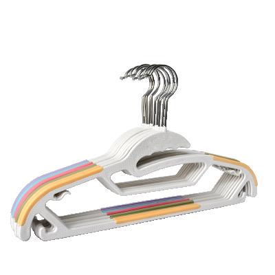 China Salon hanger plastic hangers wholesale colorful plastic hanger manufacturer for sale