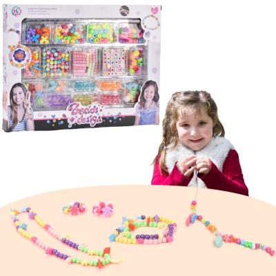 China Jewelry Making Toys for Girls Bracelet Necklace Making Craft Kit Colorful Charms and Beads for Jewelry Making Bracelets Necklace Earring for sale