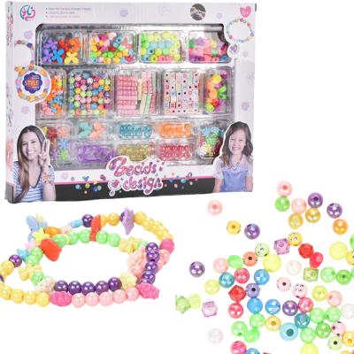 China Jewelry Making Kids Jewelry Making Kit Round Square Star Multi Shape Charms and Beads for Girls Necklace Bracelets Handmade Rings for sale