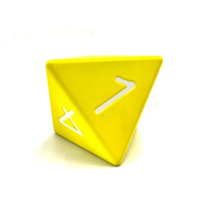 China Toy Wholesale Large Size Custom Pu Foam Dice Cube Foam Exercise Dice Promotional Soft Polyurethane Play Game for sale