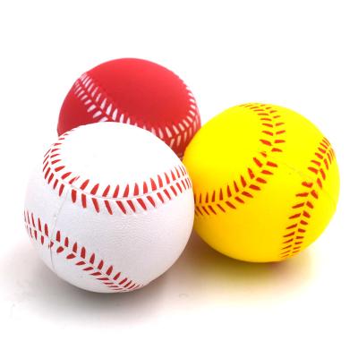 China Sports Toys 2023 Hot Sale Anti Stress Ball PU Foam Baseball For Kids for sale