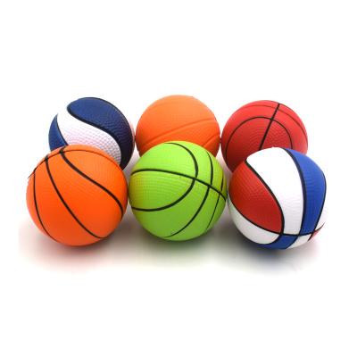 China Sports Toys 60 Mm PU Foam Squishy Stress Basketball Ball Toys for sale