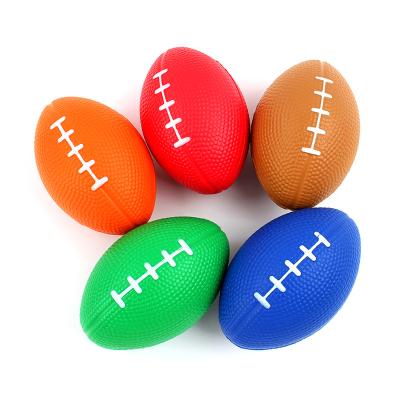 China Sports Toy Hot Sell Soft PU Foam Rugby Ball Toys For Kid's Amusement for sale