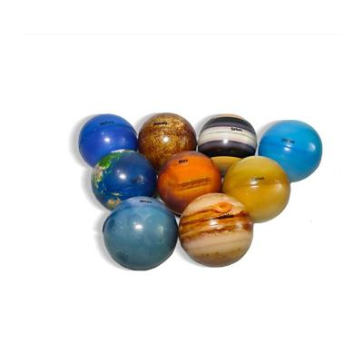 China Toy New Promotional Design Eight Planets High Bounce Full Colors Printing Foam Ball for sale