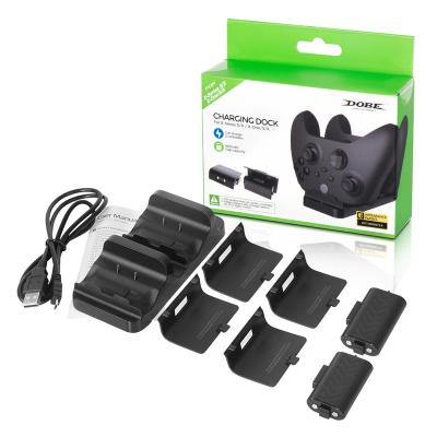 China Dual Charger Dual Charger Prices Excellent For Xbox Series X Dual Fixed Charger Game Controller With 2 BATTERY PACK for sale