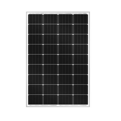 China Off OEM Black Solar Box New 110W 80 Watt 100W Solar Box Solar Panels Solar Panels PV Overlay Glass Frame For Resell for sale